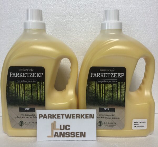 B.J. parketzeep wit universeel promopack 2x2L