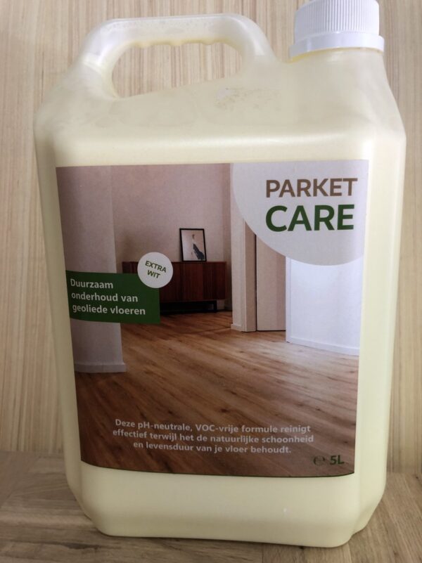 Parketcare universele eco parketzeep extra wit 5L