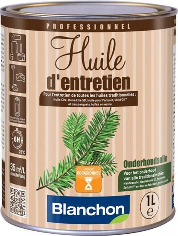 Blanchon onderhoudsolie naturel 1L