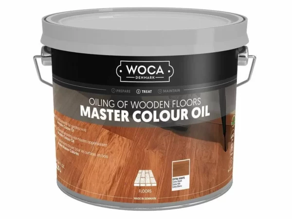 Woca Master Colour Oil Extra Wit 2,5 L