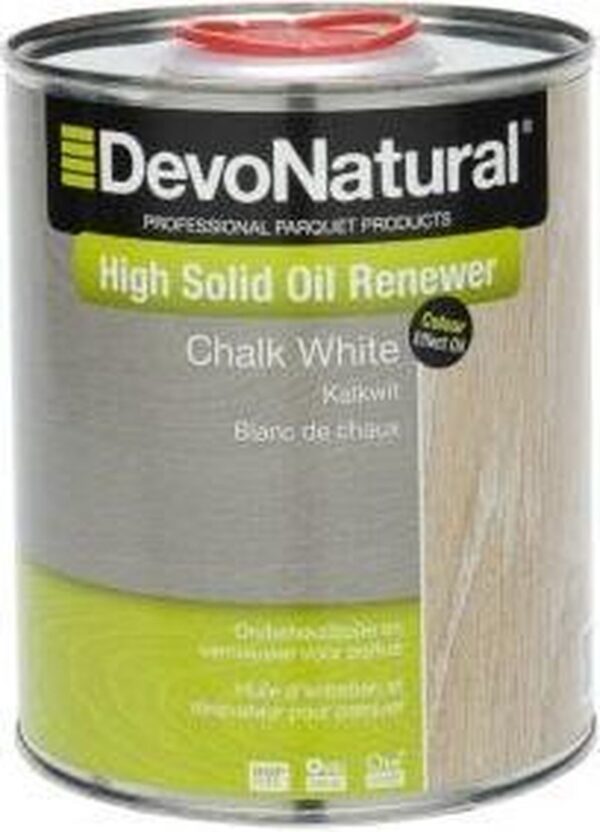 Devonatural high solid oil kalkwit 1 L