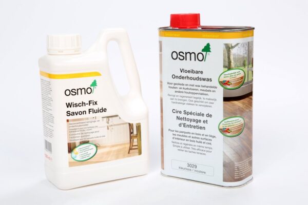 Osmo Wisch-fix 1L + Vloeibare Onderhoudswas 3029 1L
