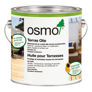 Osmo Terrasolie 007 Teak - 0.75 Liter | Teakolie voor buiten | Teakolie voor tuinmeubelen | Teakolie Transparant