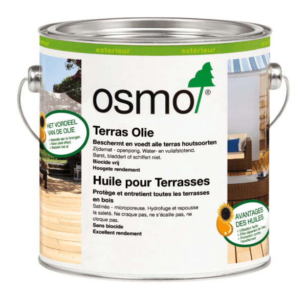 Osmo Terrasolie 006 Bangkirai Licht | 0.75 Liter | Bankirai Olie | Op Natuurlijke Olie Basis