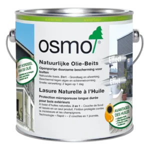 Osmo Natuurlijke Olie Beits Buiten 700 Grenen | 0.75 liter | Schutting Beits | Houtbeits voor buiten