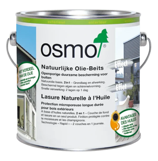 Osmo Natuurlijke Olie Beits Buiten 700 Grenen | 0.75 liter | Schutting Beits | Houtbeits voor buiten