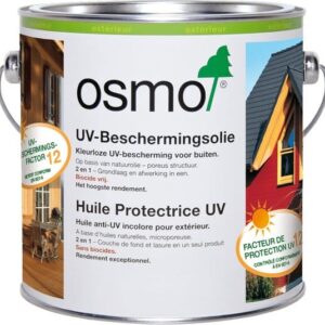 Osmo UV-Beschermingsolie 427 Douglas 2.5 Liter | Houtolie Voor Buiten | Hout Beits | Beschermt Tegen Vergrijzing | beschermende filmlaag tegen UV-stralen