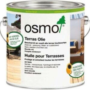 Osmo Terrasolie 010 Thermohout Kleur - 0.75 Liter | Terrasolie Buiten | Voor Terrassen en Vlonders | Bescherming tegen alle Weertypen