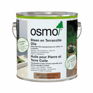 Osmo Steen en Terracotta Olie 620 | 2,5L | Natuursteen | Behandelen | Natuurlijke Olie Impregnering voor natuur- en kunststeen | Water- en Vuil-afstotend
